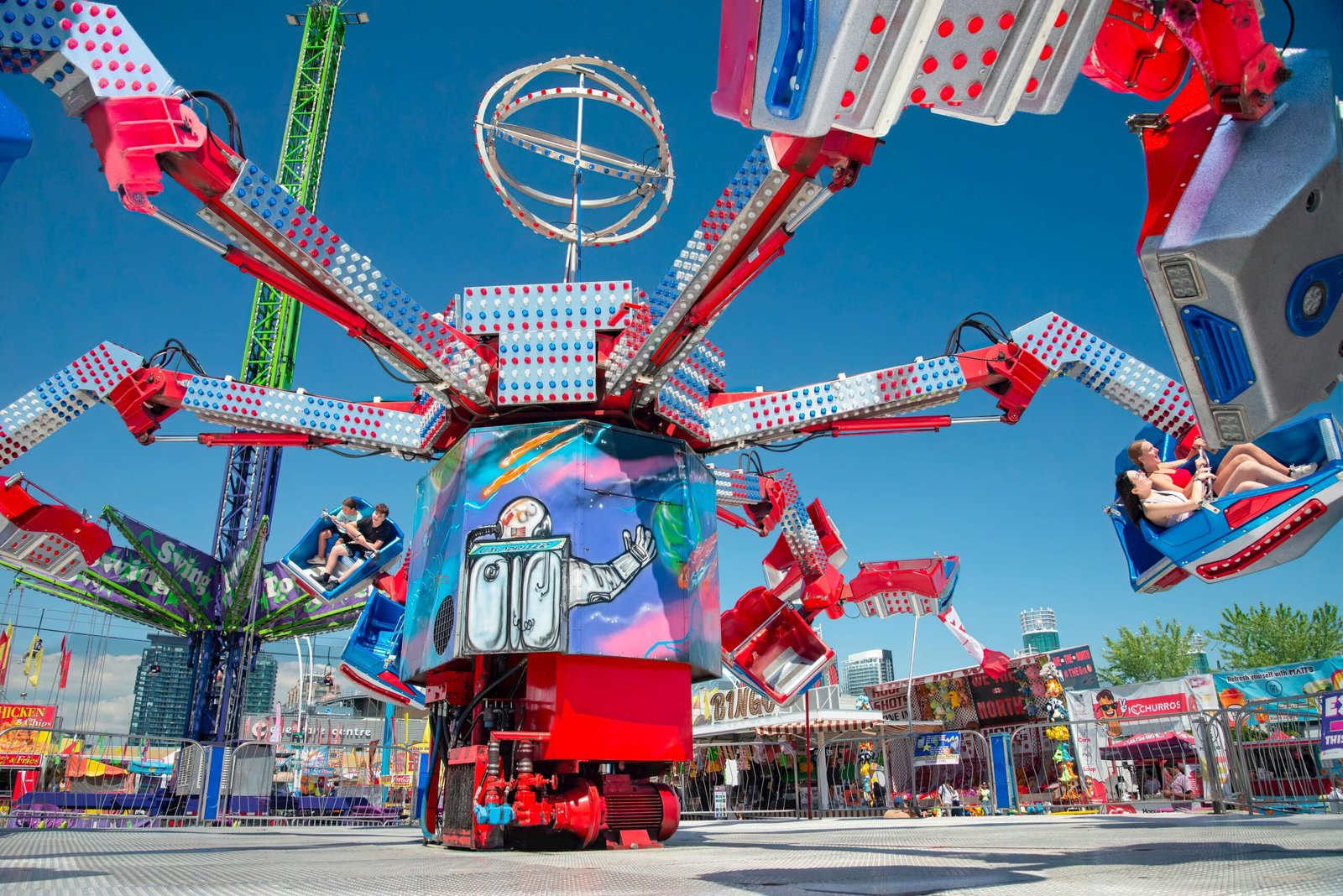 Summer carnival in Toronto showing why July is one of the best time to visit Toronto