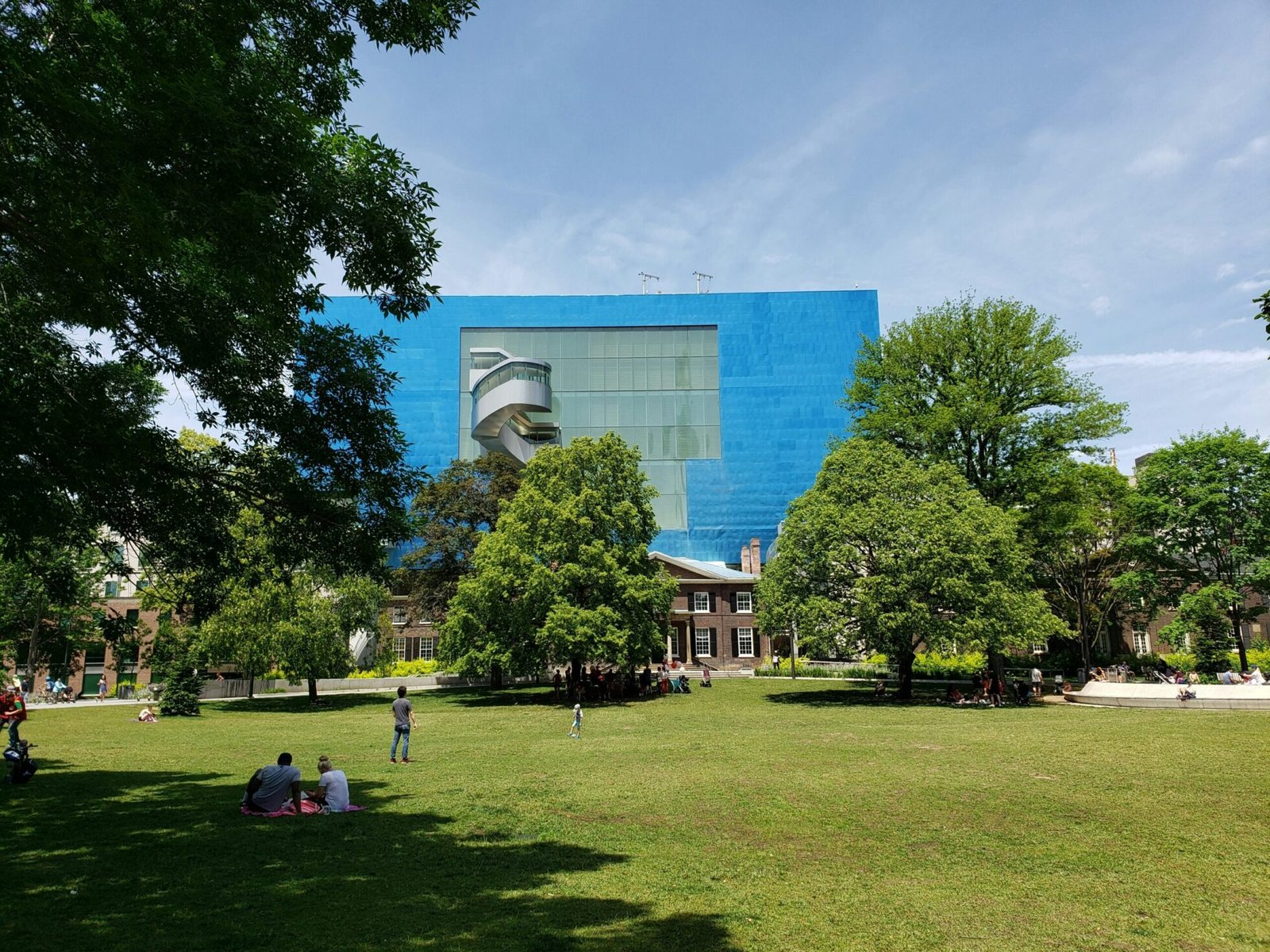 Art Gallery of Ontario seen from Grange Park in Toronto