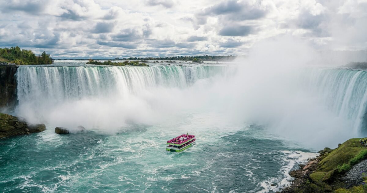 Horseshoe Falls in Niagara Falls Canada viewed from the Ontario side