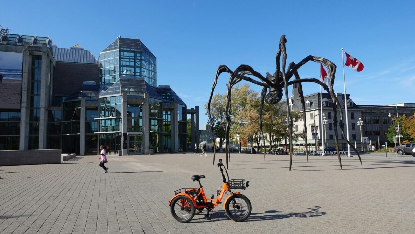 National Gallery of Canada and Maman spider sculpture in Ottawa