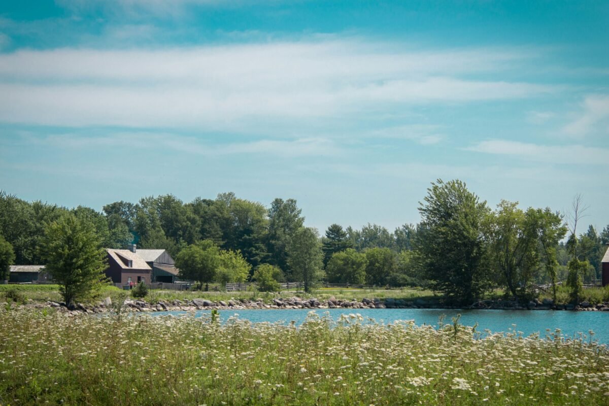 Historic buildings at Upper Canada Village in Morrisburg Ontario