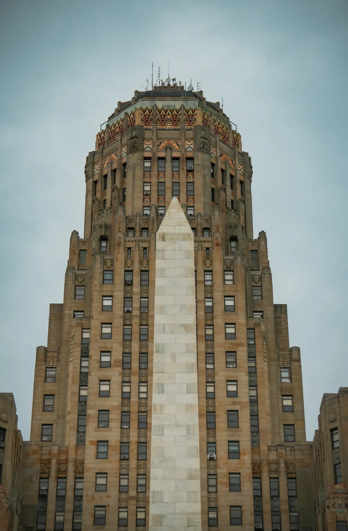 Buffalo City Hall Art Deco skyscraper in downtown Buffalo New York